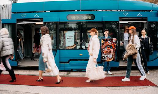 Modni spektakl na tračnicama: Zagrebački tramvaj postao glamurozna pista u pokretu