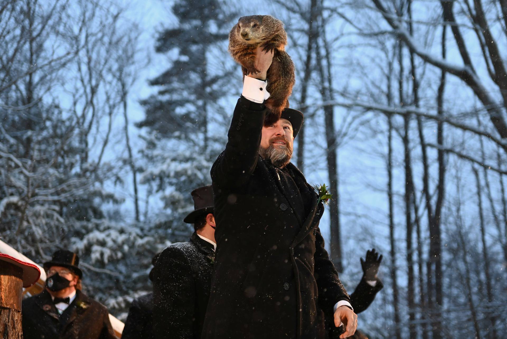 135th Groundhog Day at Gobblers Knob in Punxsutawney, Pennsylvania