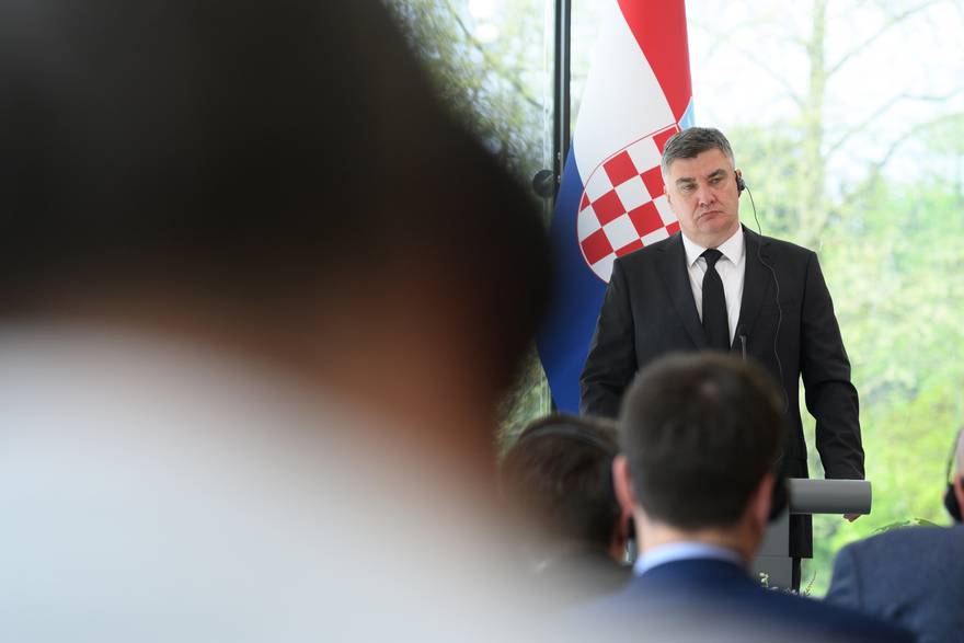 Konferencija za medije državnika koji sudjeluju na proslavi 20 godina članstva Slovenije u EU