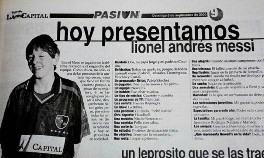 Messi kao 13-godišnjak: Radio bih kao profesor tjelesnog...