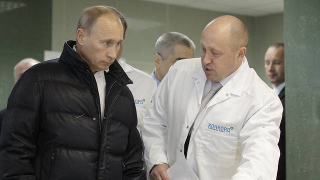 Russia's Prime Minister Vladimir Putin visits Concord food plant