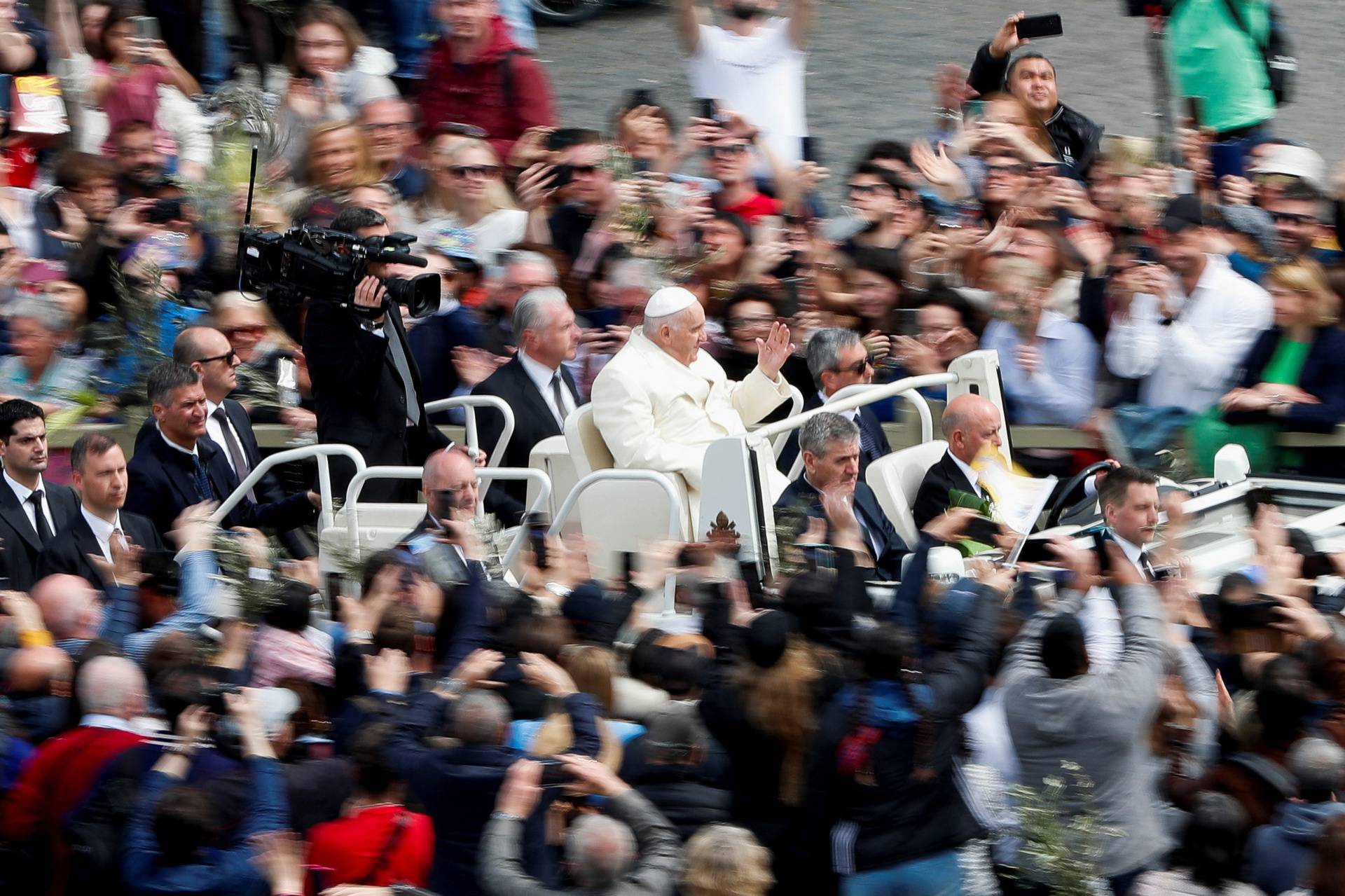 Palm Sunday Mass in Saint Peter's Square at the Vatican