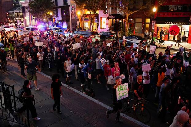 U.S. President Trump deploys the National Guard in Washington