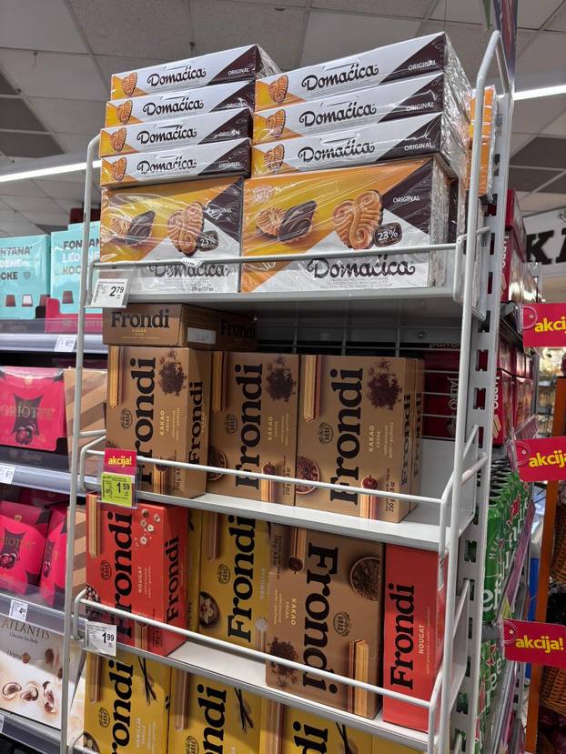 FOTO CIJENE Bili smo u dućanu u Crnoj Gori. Pogledajte koliko koštaju hrvatski proizvodi!