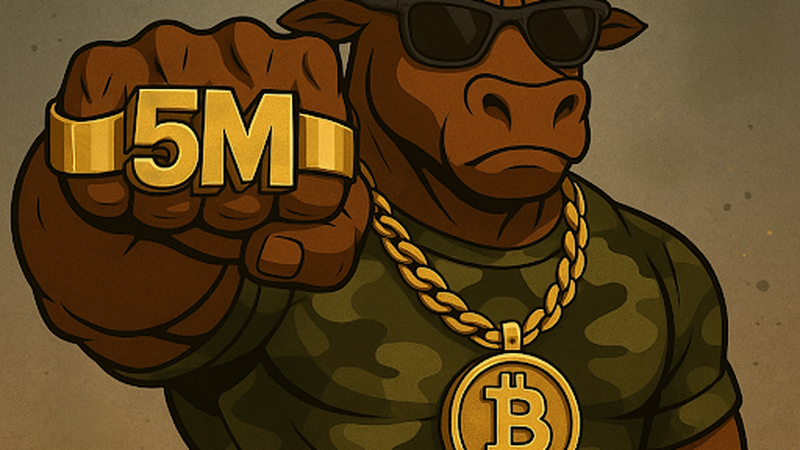 Bitcoin Drži $95K – $1M Može Doći Brže nego Što Se Očekivalo – BTC Bull Token Prešao $5M 15 5m bull.png