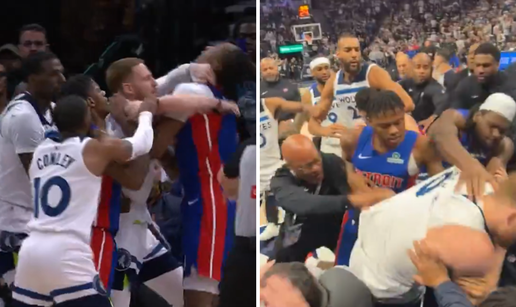 VIDEO Ogromna tučnjava u NBA ligi! Čak sedmorica završila na 'hlađenju', uletjeli su i treneri...