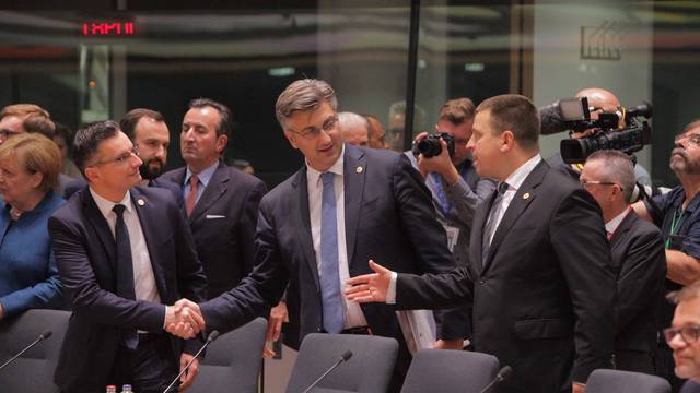 Bruxelles: Premijer Andrej Plenković na sastanku Europskog vijeća