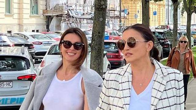 Nina Badrić i sestra Sunčica uživaju u šetnji pod suncem: 'Ne zna se koja je divnija, zračite...'