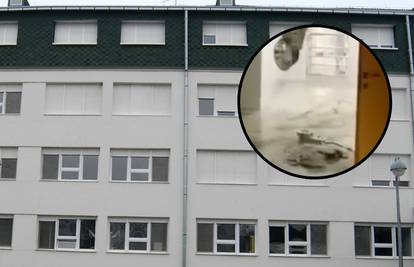 Poplava u vukovarskoj bolnici: 'Voda je prskala na sve strane'