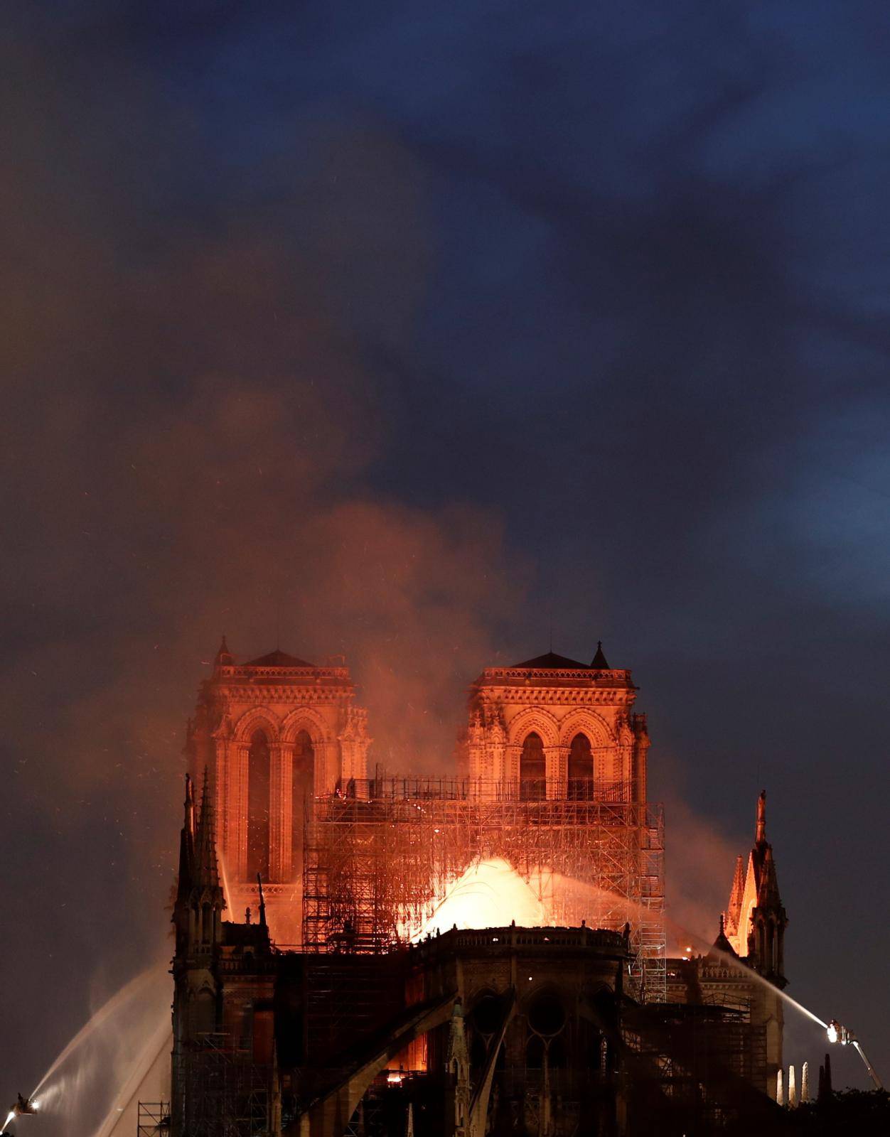 Fire at Notre Dame Cathedral in Paris