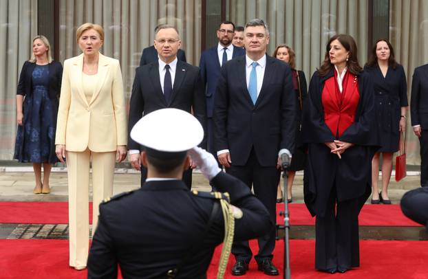 Zagreb: Andrzej Duda susreo s predsjednikom Milanovićem 