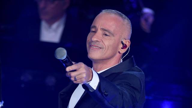 Sanremo, 69th Festival of Italian song 2019. Final evening. Eros Ramazzotti