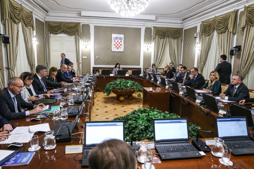 Zagreb: U Banskim dvorima odrÅ¾ana 115. sjednica Vlade RH