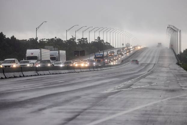 Residents evacuate ahead of Hurricane Ida