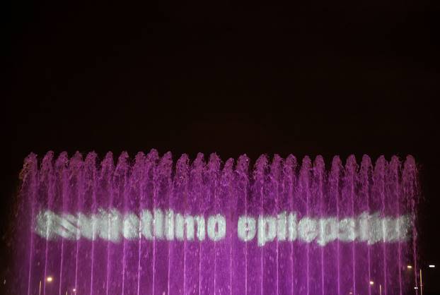Fontane obojane u ljubičasto povodom međudarodnog dana epilepsije