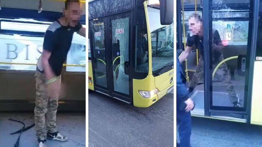 Mladić uništio Prometov bus: Šteta iznosi oko 70.000 kuna!