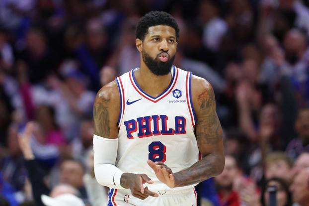 NBA: Playoffs-New York Knicks at Philadelphia 76ers