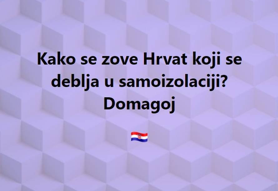 Kako se zove Hrvat koji se sve više deblja u izolaciji? Domagoj