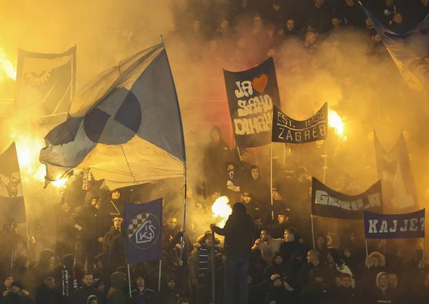 Zagreb: Navija&ccaron;i na susretu Dinama i Slaven Belupa
