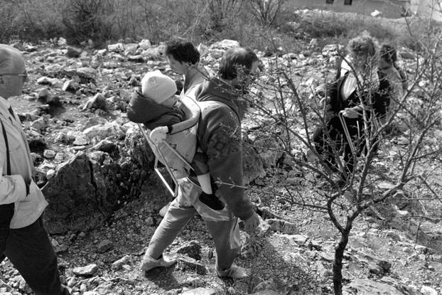 Podbrdo, mjesto ukazanja Gospe u Međugorju, 27.1.1991.