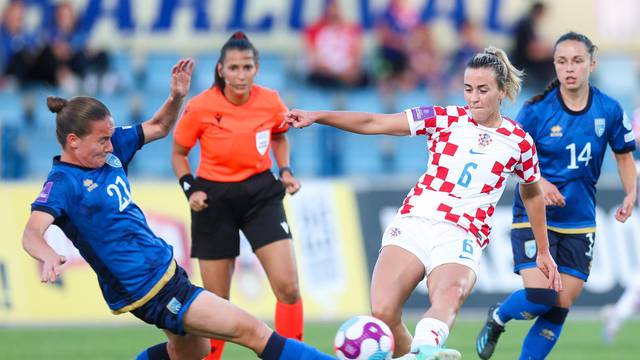 Karlovac:  Kvalifikacije za Europsko nogometno prvenstvo žena 2025. godine, Liga B, skupina 4, Hrvatska - Kosovo