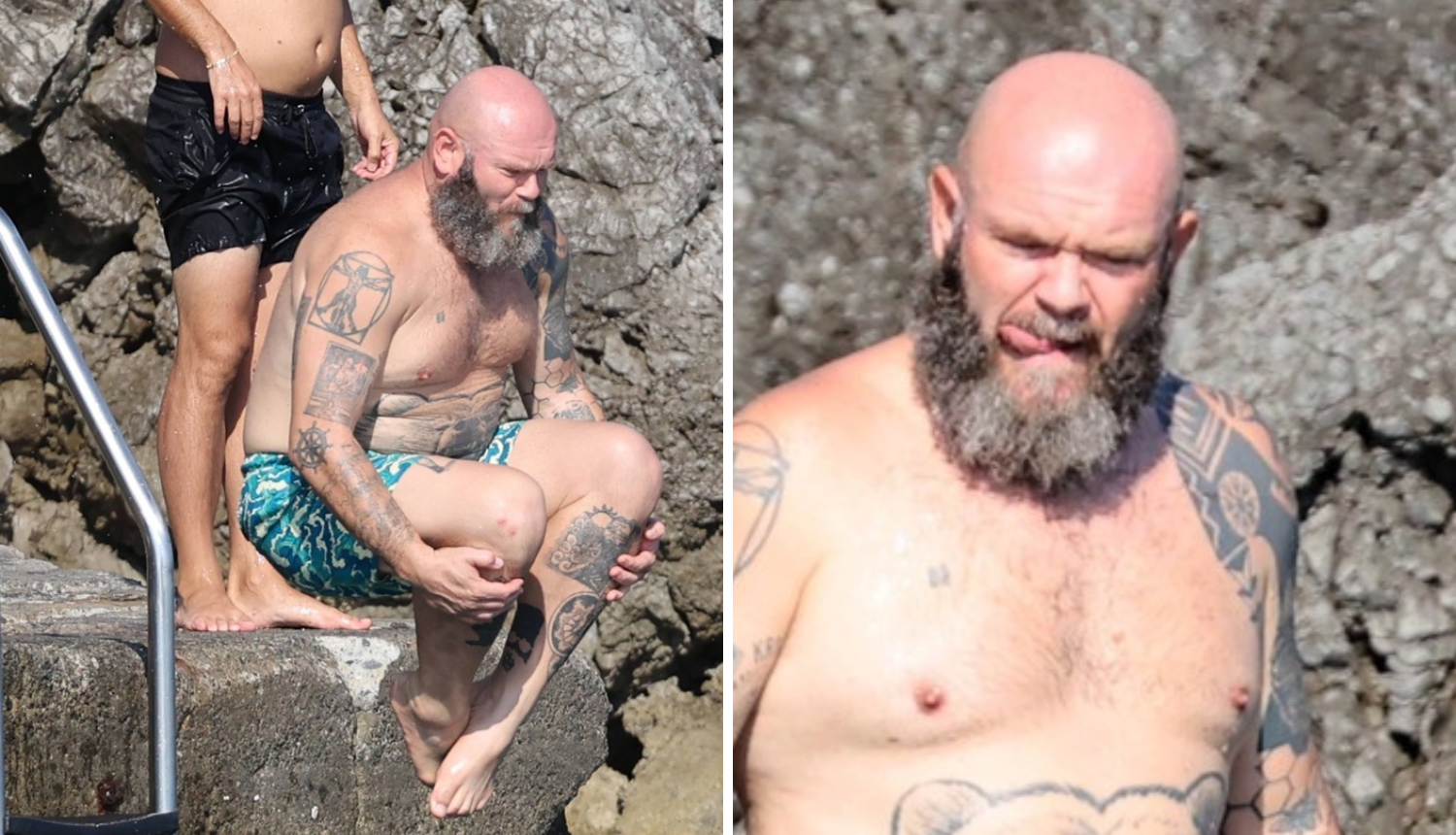 Srbin iz serije 'La Casa de Papel' izvodio lude skokove na plaži pa pokazao zanimljivu tetovažu