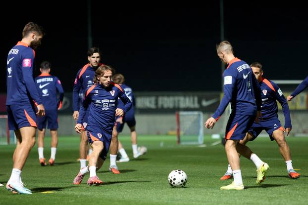 Rijeka: Trening hrvatske nogometne reprezentacije