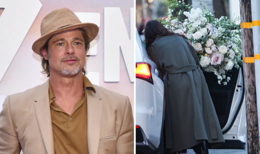 Brad Pitt iznenadio je 26 godina mlađu djevojku cvijećem na Valentinovo: Par i živi zajedno?