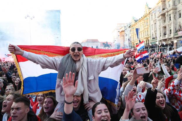 Zagreb: Svečani doček rukometaša nakon osvojenog srebra na Svjetskom prvenstvu