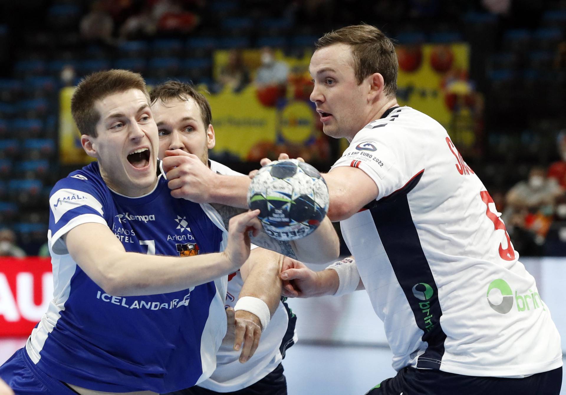 EHF 2022 Men's European Handball Championship - Placement Match 5/6 - Iceland v Norway