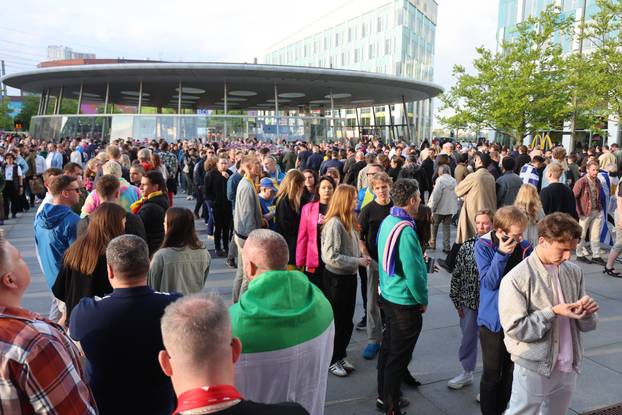 Malmo: Atmosfera ispred dvorane uoči finalne večeri Eurosonga