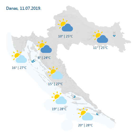 Oluje haraju Mediteranom, kiša i grmljavina dolaze u Hrvatsku