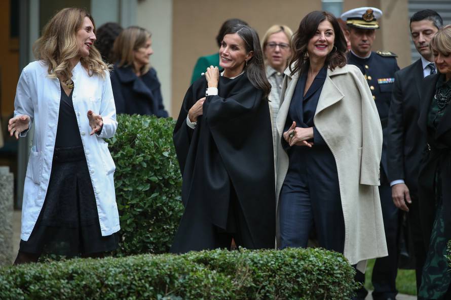 Zagreb:  Sanja Musić Milanović i  kraljica Španjolske posjetile su  Polikliniku za rehabilitaciju slušanja i govora SUVAG