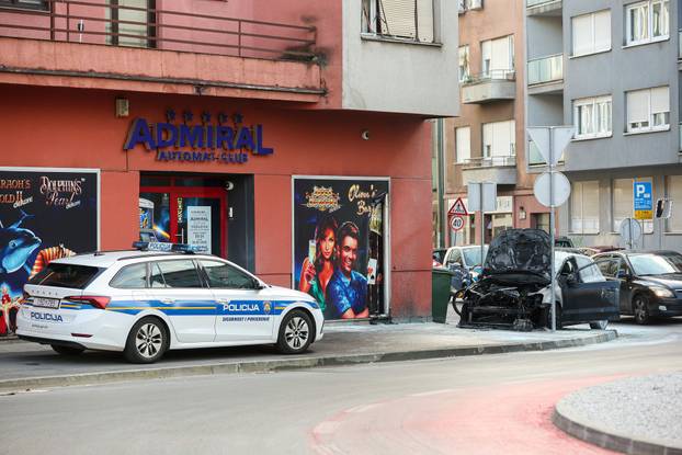 Zagreb: Zapalio se automobil stranih tablica