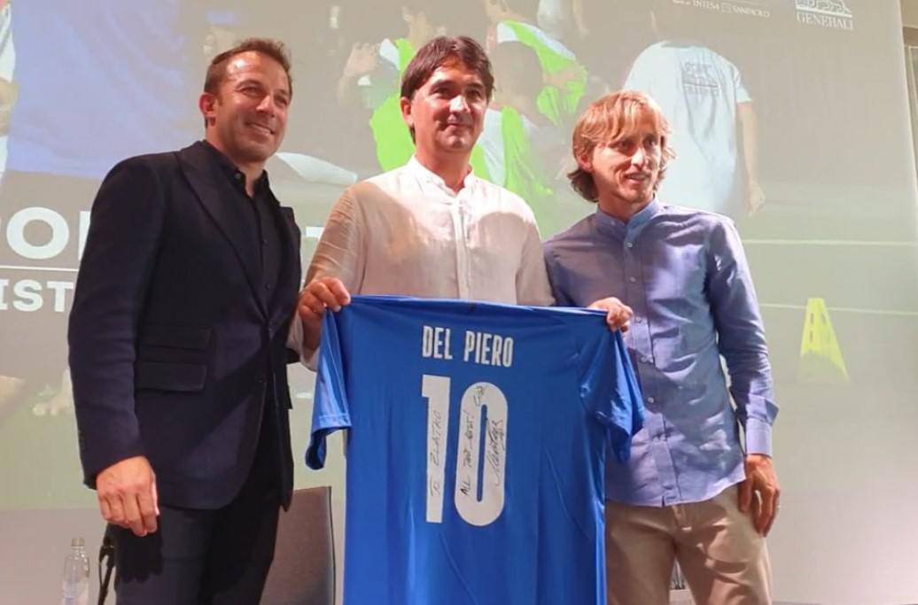 Del Piero, Modrić i Dalić na otvaranju kampa: Mi Talijani smo navijali za vas na SP-u!