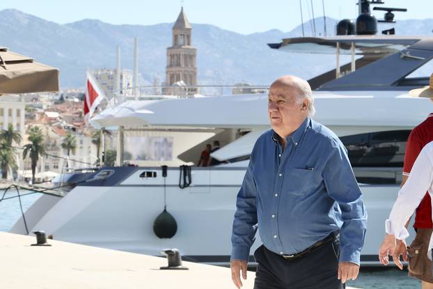 Amancio Ortega, vlasnik Zare, sa suprugom Florom Perez stigao u grad Split