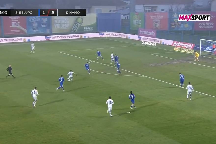 Golovi s utakmice Slaven Belupo - Dinamo