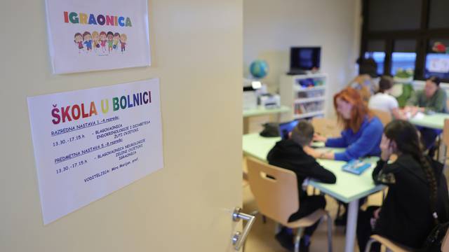 Zagreb: Reportaža iz bolničke školice za djecu s teškim dijagnozama na dugotrajnim liječenju