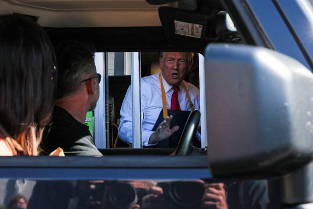 Republican presidential nominee and former U.S. President Donald Trump campaigns in Pennsylvania