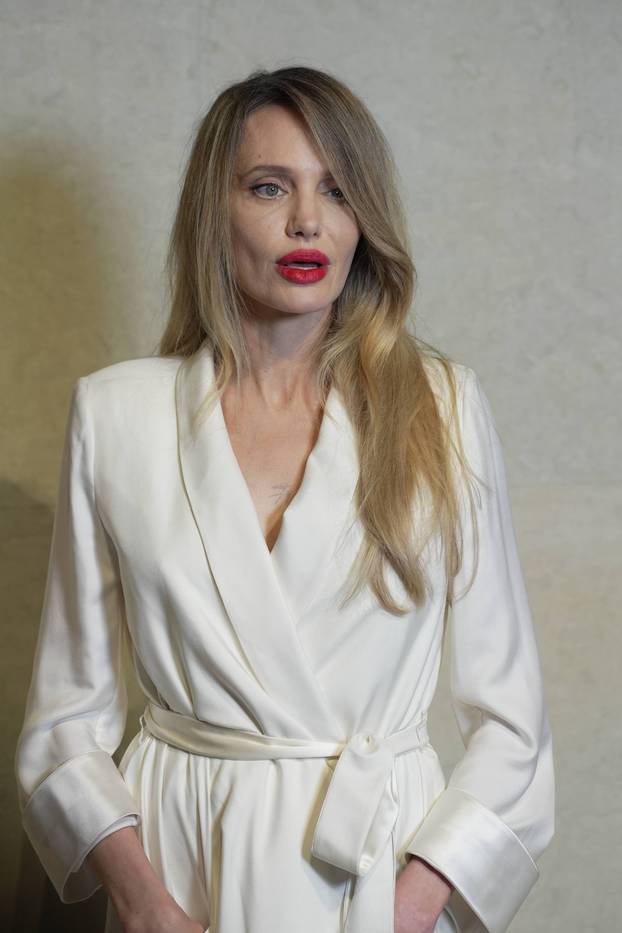 SHANGHAI, CHINA - MARCH 29: American actress Angelina Jolie attends the Tom Ford event on March 29, 2026 in Shanghai, Ch