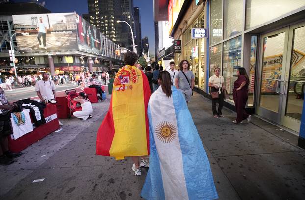 FIFA World Cup 2026 - Final - Spain v Argentina - Fans gather in New York City