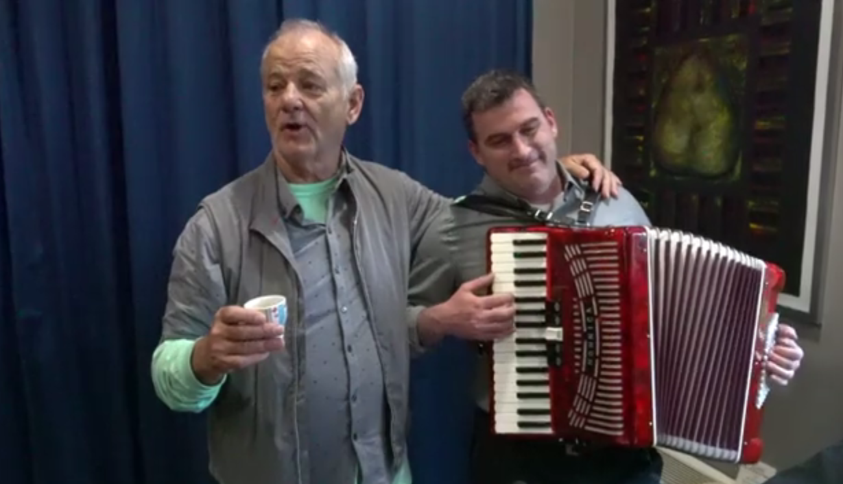 Bill Murray probao slovenske delicije i pjevao uz harmoniku
