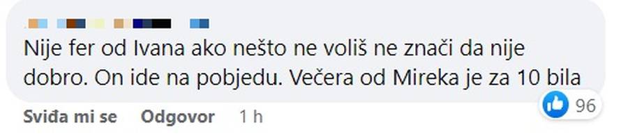 Ivanovi komentari naljutili su publiku 'Večere za 5': 'Cilja na pobjedu i igra nepoštenu igru'