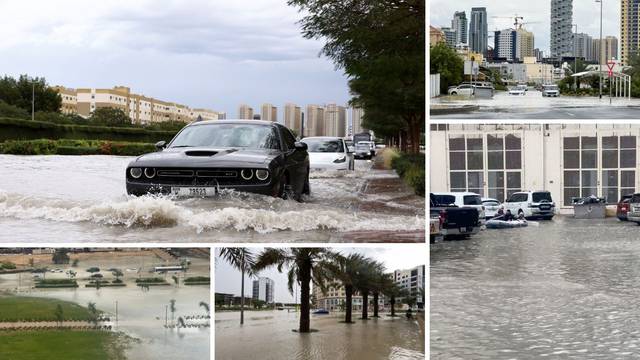 Dubai pod vodom: Obilne kiše poplavile grad, auti vrijedni milijune plutaju ulicama...