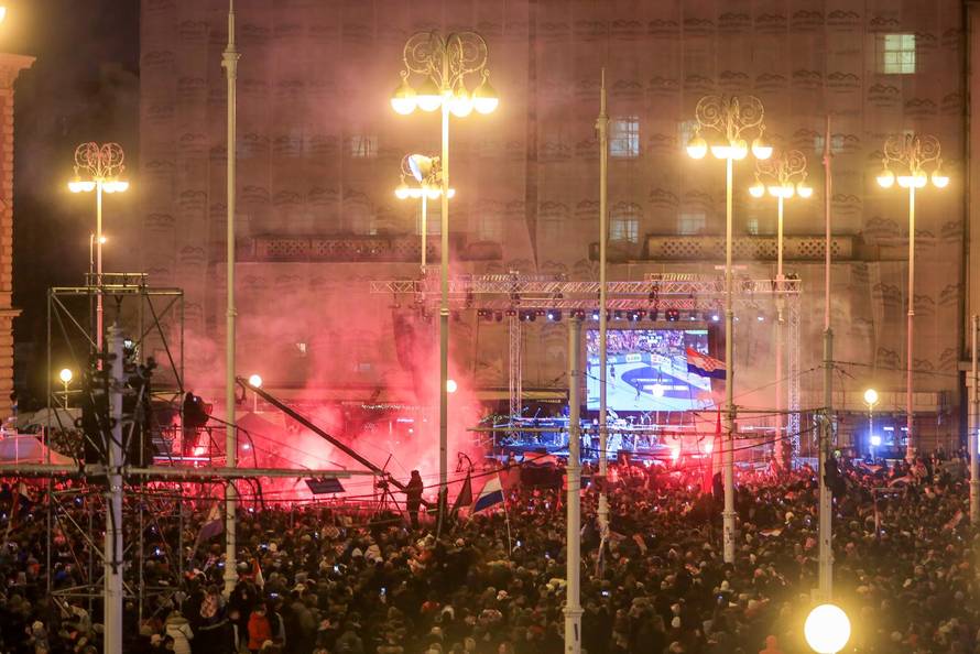 Zagreb: Svečani doček rukometnih reprezentativaca nakon osvojene bronce na Europskom prvenstvu