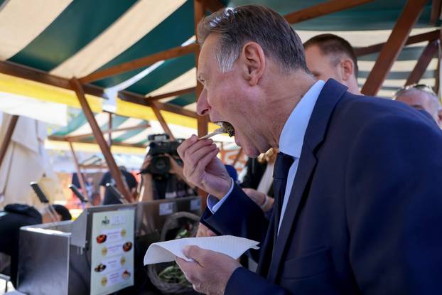 Zadar: Predsjednik Hrvatskog sabora Gordan Jandroković obišao je manifestaciju pod nazivom „Pijat na Pijaci“ 