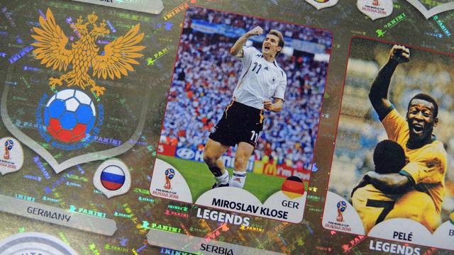 Panini stickers for World Cup in Russia