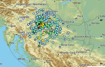 Opet potres u Petrinji, uslijedila i dva manja podrhtavanja: 'Zatresao nam se cijeli stan'