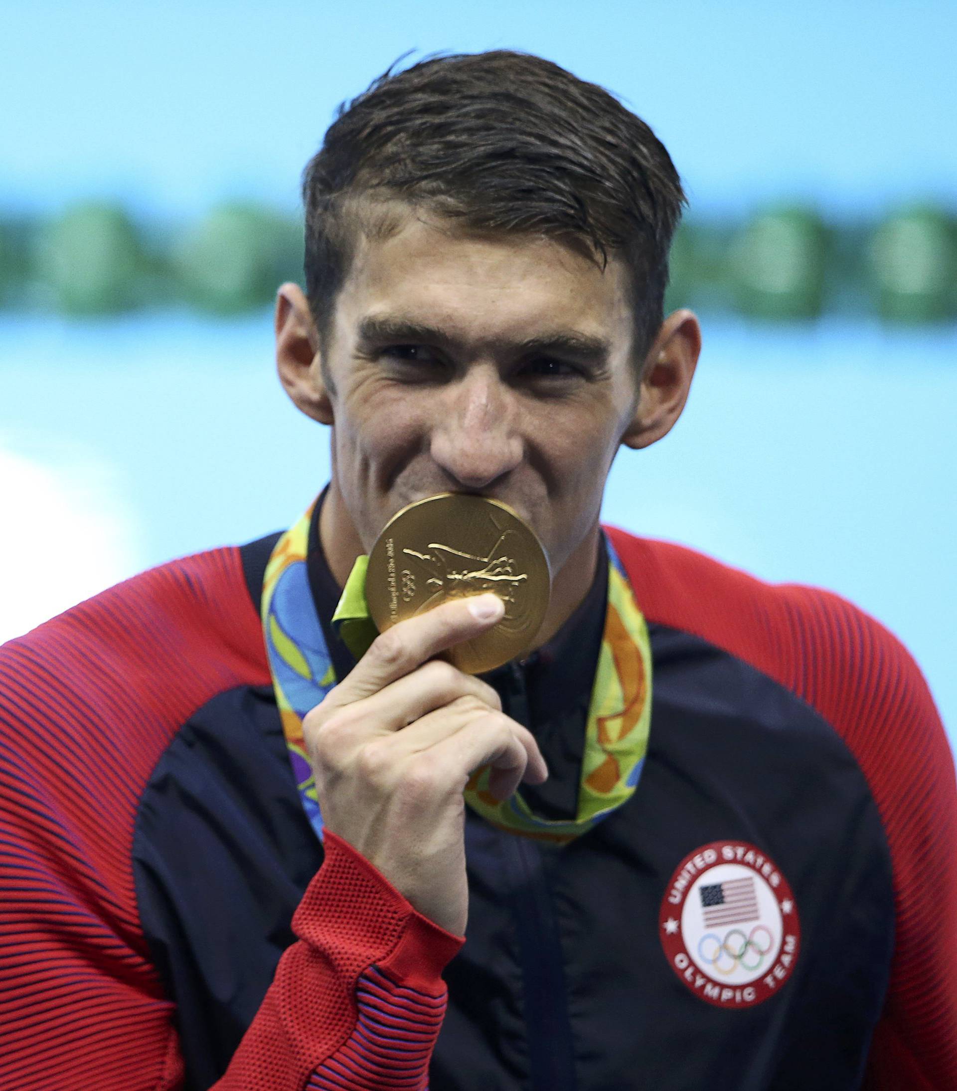 Swimming - Men's 4 x 200m Freestyle Relay Victory Ceremony