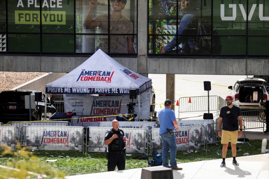 Charlie Kirk fatally shot at Utah Valley University event